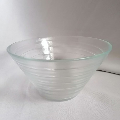 Glass salad bowls set of 2, new
