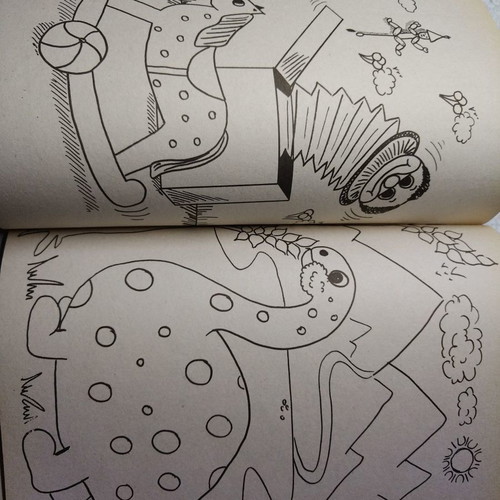 Old colouring book