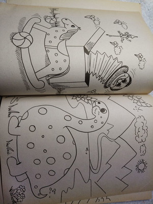 Old colouring book