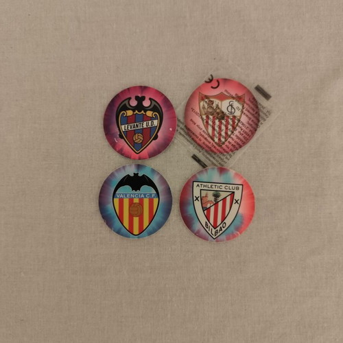 Cheetos La Liga 2013/14 football caps, pack of 4