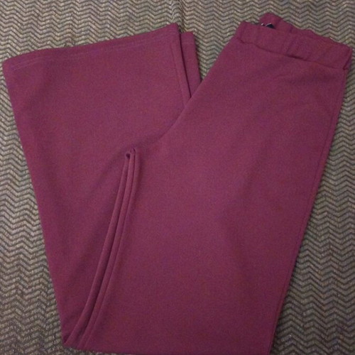 Secret Bell-Bottom Pants New Burgundy Size L