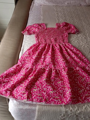 Floral dress like new for 10-year-old girl