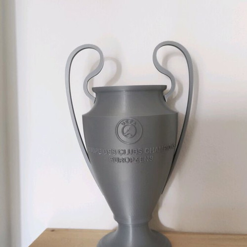 Champions League trophy new from 3d printer, 19 cm height