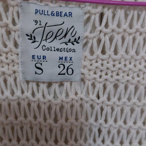 Pull & Bear knitted cardigan beige like new, small