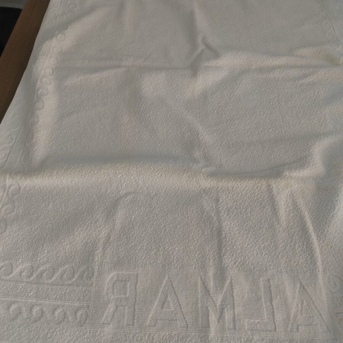 Towel set pack with 1 body towel and 3 face towels, cotton, unused