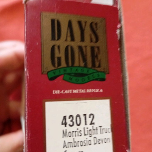 Lledo Days Gone used, toy car model with Punch advertising