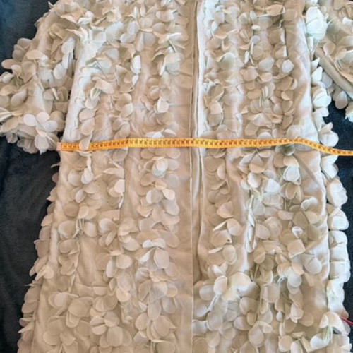 Zara Petal Coat New, Size M, Pastel Color
