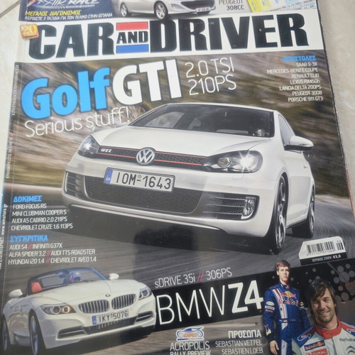 Car and Driver magazine June 2009 used