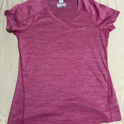 Columbia Omni-Freeze t-shirt M σαν καινούργιο, κόκκινο και ροζ