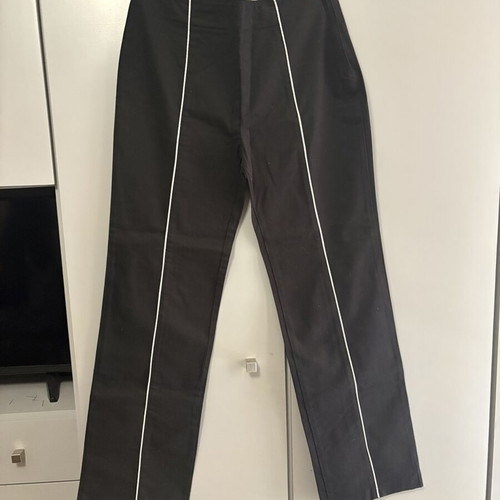 KiROU Collection high-waisted pants with white stripes size XL like new