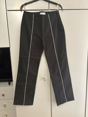 KiROU Collection high-waisted pants with white stripes size XL like new