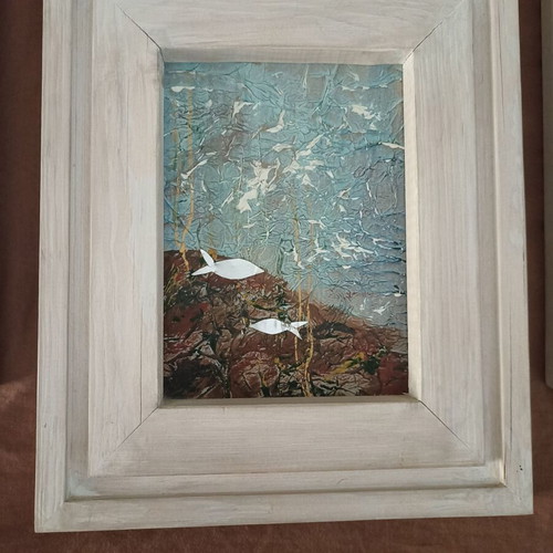 Esta Makraki original paintings, 30x26 cm, set of 3