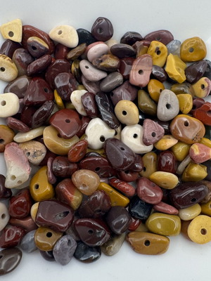 Mookaite Mini Chipstone Beads like new
