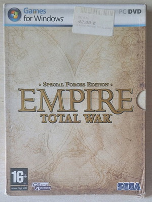 Empire Total War Special Forces Edition for PC like new