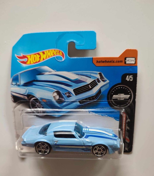 81 Camaro (Blue) Classic Car Model by Hot Wheels