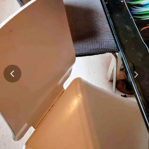 Ikea Sjovic dining set used with 5 chairs and glass top