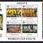 Φύλλο γραμματοσήμων World Cup USA 94 καινούργιο