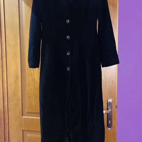 Wool coat black like new, size M