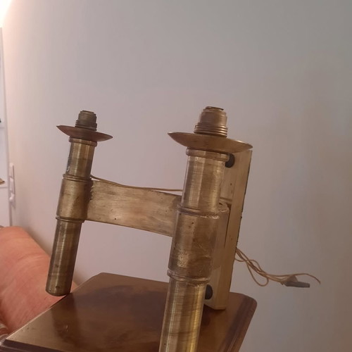 Bronze wall light like new, height 38cm