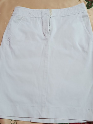Mango skirt XS white like new with functional pockets