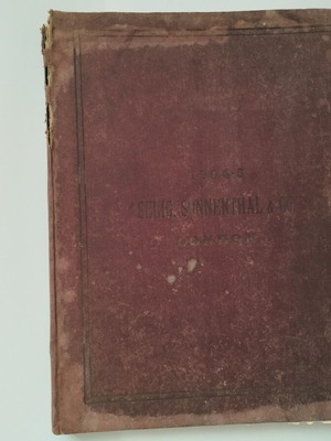 Βιομηχανικός κατάλογος εργαλείων Selig Sonnenthal & Co. 1904-1905 μεταχειρισμένο, vintage