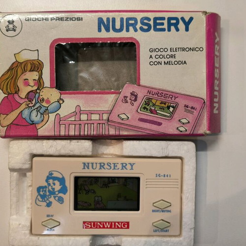 LCD game Nursery SG-841 like new with box, Sunwing 1980
