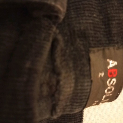 Absolute vintage black corduroy pants with knee buttons used size 2