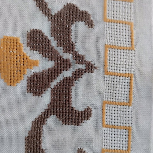 Vintage square tablecloth like new, 70x70 cm, finely crafted
