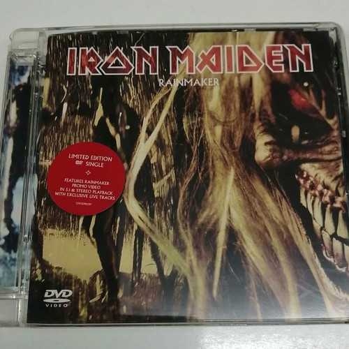 Iron Maiden Rainmaker DVD Single limited edition used, metal