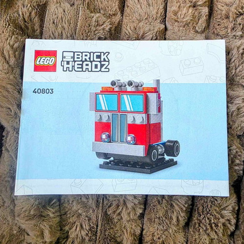 LEGO BrickHeadz Transformers Optimus Prime Robot and Vehicle used
