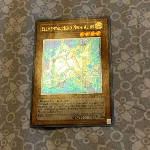 Elemental HERO Neos Alius Ultimate Rare TAEV-EN018 like new