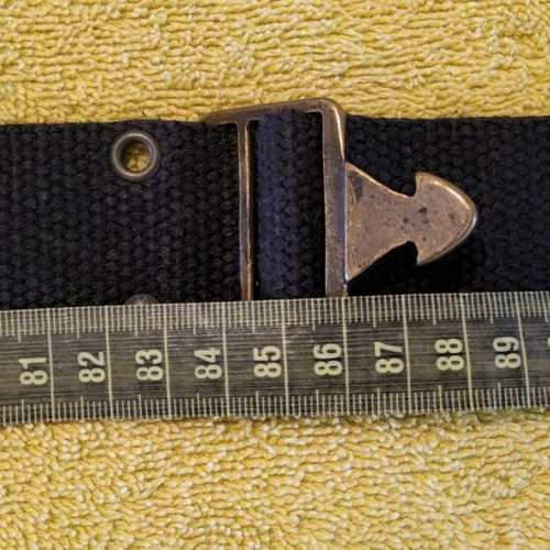 Women's belt used, black, length 94cm