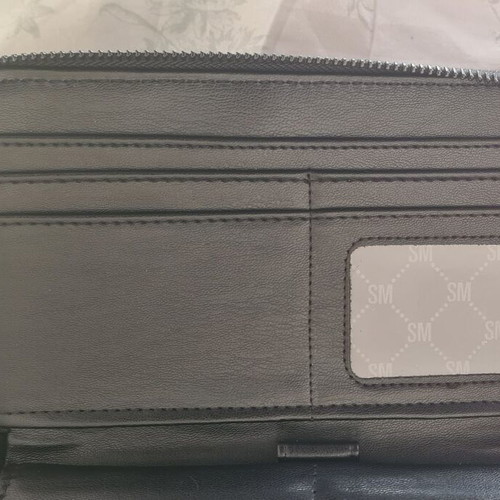 Steve Madden Wallet new, black and silver, women's