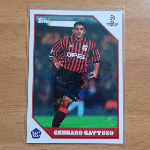 Topps 2023 The Lost Rookies Gennaro Gattuso Milan Champions League Rookie RC limited to 1026