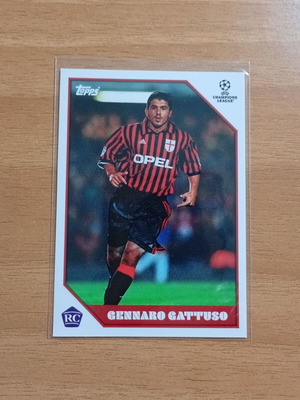 Topps 2023 The Lost Rookies Gennaro Gattuso Milan Champions League Rookie RC ограничен до 1026