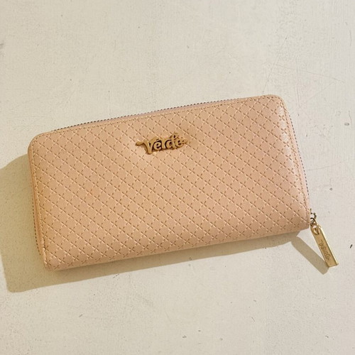 Verde large wallet nude pink color new