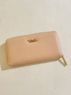 Verde large wallet nude pink color new