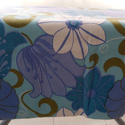 Vintage floral pique blanket