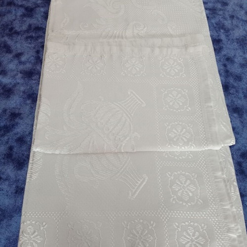 Floss blanket cover with edging unused, 2.10x2.30 m