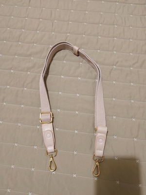 Carpisa bag strap pink powder, new, cotton