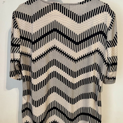 Vintage Conos geometric blouse with sequins like new, size XL