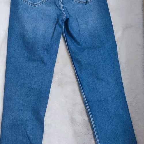 Stradivarius high-waisted jeans like new, blue, size 40