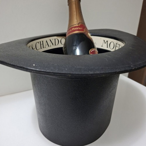 Moët & Chandon Ice Bucket vintage used, top hat design