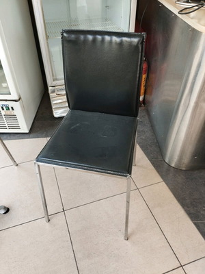 Cafeteria chairs used, pack of 20, leatherette