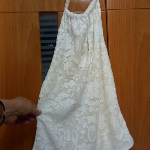 MSR Lace Bodysuit like new, white-cream, size M