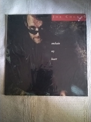Joe Cocker Unchain My Heart vinyl used in excellent condition