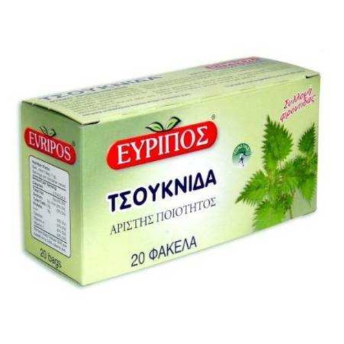 Evripos Nettle Tea 20 Bags Natural Tonic for Slimming & Health