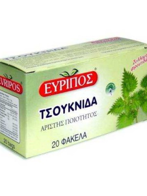 Evripos Nettle Tea 20 Bags Natural Tonic for Slimming & Health