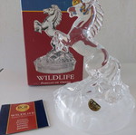 Crystal decorative horse in like new condition