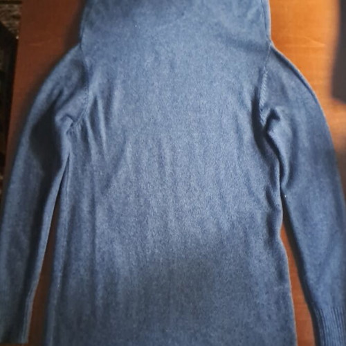 Hoodie dress used, raf color, long sleeve, front pockets